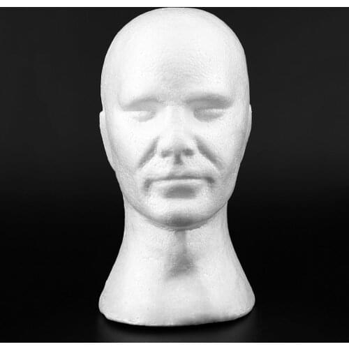 2020 Hot White Female Styrofoam Mannequin Manikin Head Model Foam Sponge Wig Hair Glasses Display Glasses Cap Display Stand