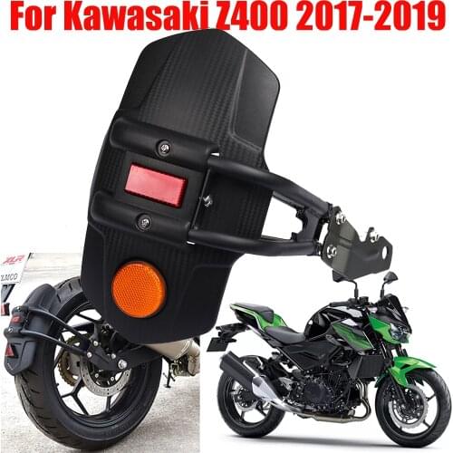 Motorcycle Rear Wheel Hugger Fender Rear Cover Back Mudguard Splash Guard Protector Kit For Kawasaki Z400 Z 400 2017 2018 2019