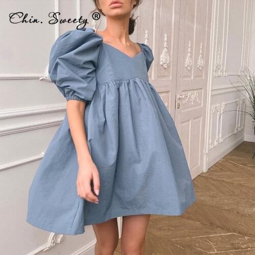 Chin.Sweety Summer Short Sleeve Dresses