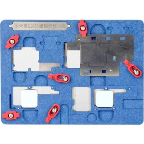 Circuit Board PCB Holder Jig Explosion-proof Cooling Tin Platform For iPhone X 6 6S 7 8 Plus Motherboard Fixture Tool
