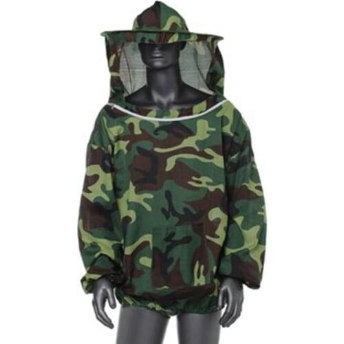 Breathable Beekeeping Jacket Smock Protective Suit Clothes Bee Keeping Hat Sleeve Beekeeper Clothing Protector Equipment WF106