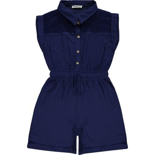 Civil Girls Female Child Jumpsuit 10-13 Age Navy Blue