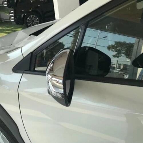 Chromed Side Door Rearview Mirrors Cover Trim Car Styling Accessories 2pcs For Subaru XV 2018 ABS