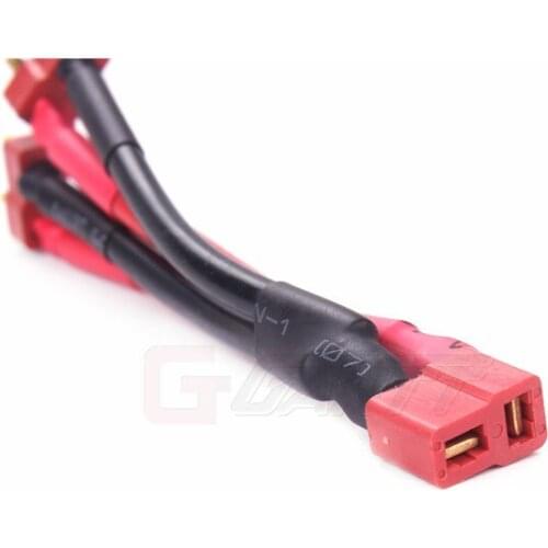 Freeshipping 50PCS/LOT Dean T-Plug Wire Harness TPlug Series Battery Pack Connector Parallel Adapter