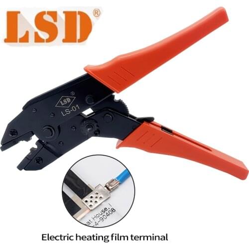 LS-01 High quality hand crimping tool for heating film non-insulated terminal crimping pliers&connectors crimping tools