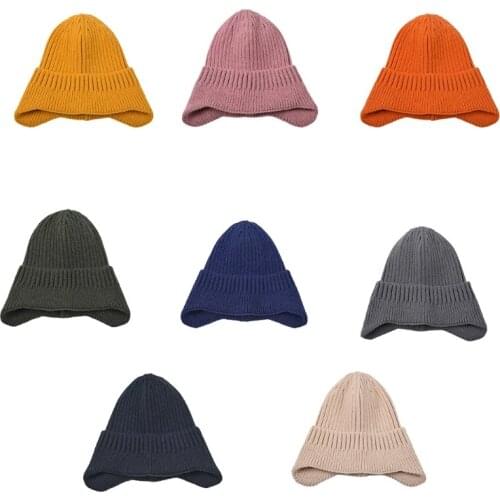 Mens Winter Beanie Hat Oversized Warm Knit Fleece Lined Short Beanie Ski Skullies Winter Warm Hat Winter Knitted Hat