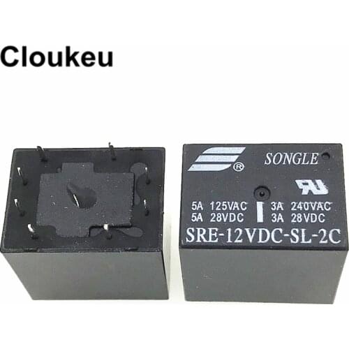SRE-12VDC-SL-2C 3A Relay DIP8