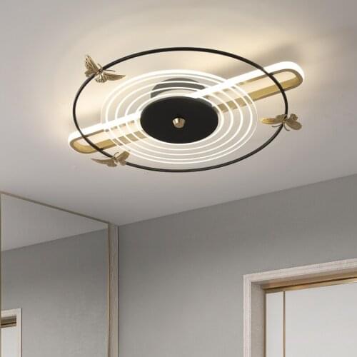 Led Ceiling Lights Butterfly Decor Nordic Ceiling Lamp For Living Room Bedroom Dining Room Lighting Dimmable With Remote Control