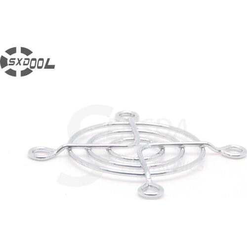 SXDOOL high quality 50mm Computer PC Case Fan Grill Protector Metal Finger Guard cover