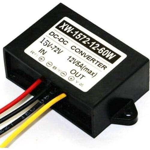 Waterproof DC12V 5A 60W Step Down Power Supply Module Converter Regulator Electronic Transform
