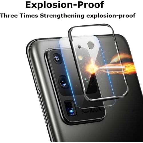 For Samsung Note20 Ultra Camera Protector Lens Safety Protection Film for Samsung Note 20 Protective Glass & Metal Ring