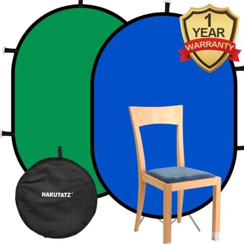 1*1.5M 2 in 1 Photo Collapsible Reversible Chromakey Background Backdrop Panel/Green Blue Light Reflector For Youtube Studio