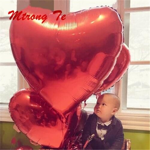 1pc Big size heart ballon 75CM large LOVE helium ballon for wedding Anniversary birthday party decoration valentines day globos