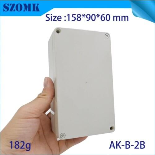 1 piece 158*90*60mm abs plastic box enclosure waterproof junction housing szomk electronics project box plastic casing