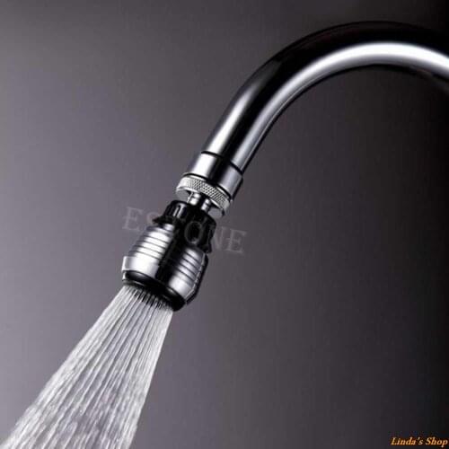 360 Rotate Swivel Faucet Nozzle Filter Adapter Water Saving Tap Diffuser