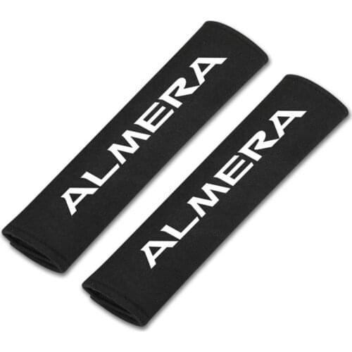 Car Styling Interior Decoration Seat belt shoulder cover for Nissan Almera G15 N16 Accessories Car Styling