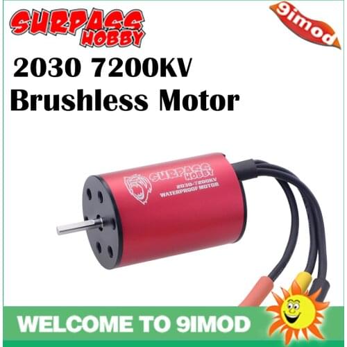SURPASS HOBBY 2030 7200KV 6500KV 2S Brushless Motor Waterproof Sensorless for 1:20 1:18 RC Drift Racing Car Truck Part