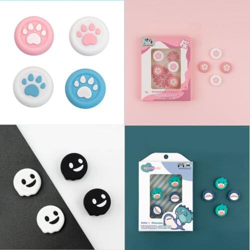 Paw Sakura Joystick Cover Thumb Stick Grip Cap For Sony Dualshock 4/3 PS5/PS4/PS3/Xbox 360/One Series X/S Switch Pro Controller