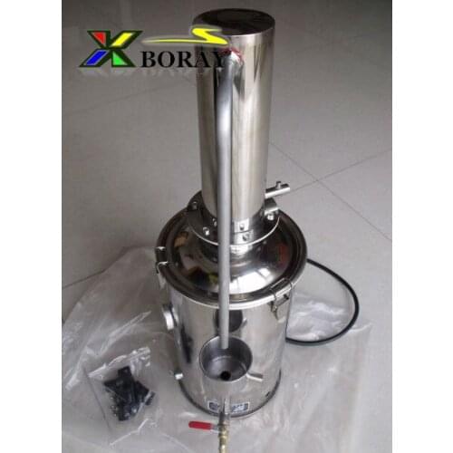 5L water distiller pavilion distillator stainless steel distilled water equipment 5 liters education equipment