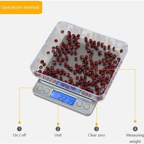 0.5/1/2/3 Kg X 0.1/0.01g Kitchen Scales High Accuracy Digital Display Electric Scale For Jewelry Balance Kitchen Weighing