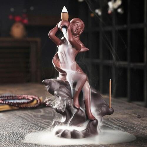 Adorable Exquisite Workmanship Backflow Incense Creativity Incense Burners for Garden