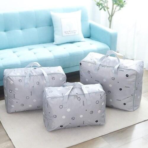 3PCS / LOT Multifunction Oxford Cloth Storage Bag Waterproof Portable Clothing Quilts Travel Storage Bag