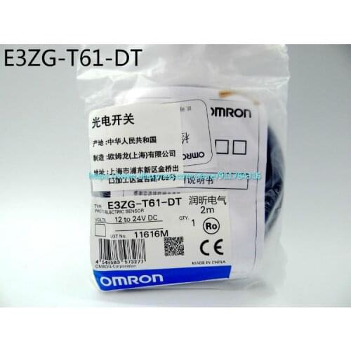 New original Omron Photoelectric switch E3ZG-T61-DT 2M