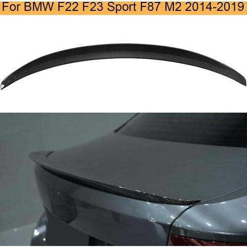 Carbon Fiber Rear Trunk Wing Spoiler for BMW F22 F23 Sport F87 M2 Coupe 14-19 220i 228i M235i Car Rear Trunk Wing Spoiler Lip