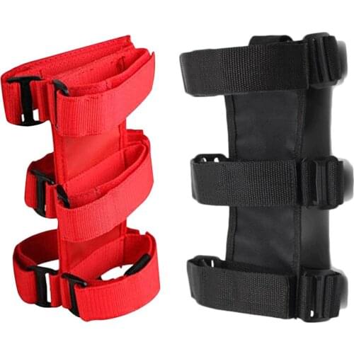 Adjustable Roll Bar Fire Extinguisher Holder Belt Save Time and Energy for Convenience for Jeep Wrangler Accessories