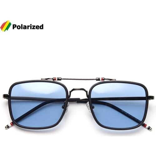 JackJad 2021 Fashion Cool Square Metal Style Polarized Sunglasses Double Beam Men Brand Design Sun Glasses Oculos De Sol S31486