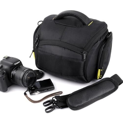 Camera Bag For Canon 450D 750D 550D 6D 60D 60Da 6DMarkII 80D 800D 90D 5D 5DMarkII 5D3 5D4 5DsR 5Ds 1500D Waterproof Shoulder Bag