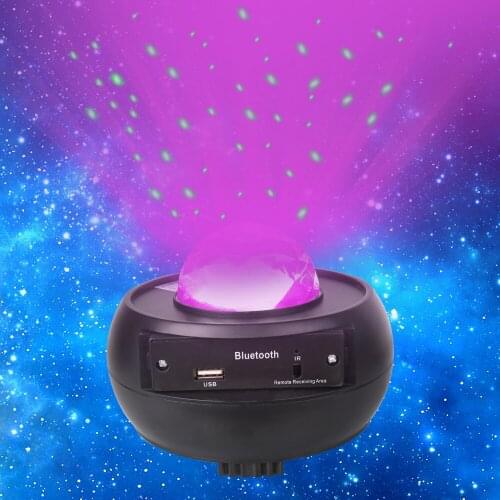 LED Night Light Romantic Projection Lamp Colorful Starry Sky Projector Blueteeth USB Remote Control Music Player Birthday Gift