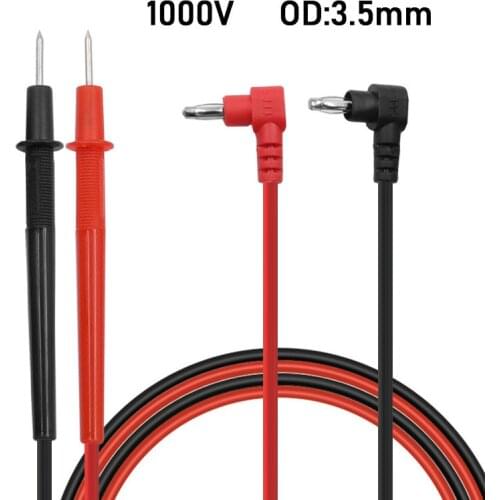 1000V 10A Universal Digital Multimeter Probe Test Leads Pin Needle Tip Multi Meter Tester Lead Probe Wire Pen Cable
