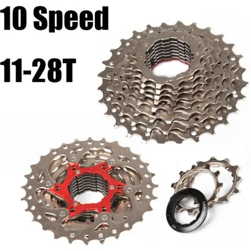 10-Speed 11-28T Cassette Road Bike Cycling Bicycle FreeWheel Rear Wheel Cassette FreeWheel