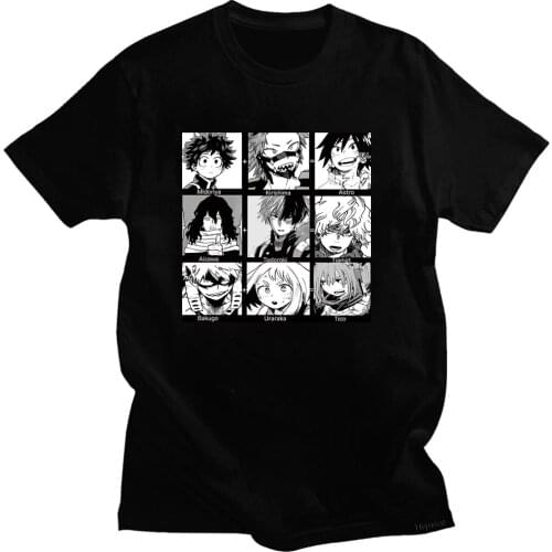 2021 My Hero Academia T Shirt Men Fashion Tshirt Boku No Hero Academia Anime Kawaii Graphic Tops Tees