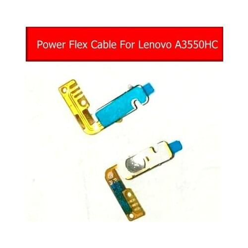 Genuine power flex cable For Lenovo Tab A7-60HC P3550 switch control power flex ribbon lock screen button replacement part