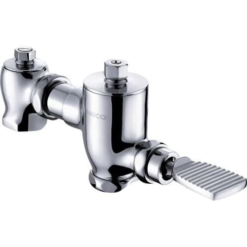 Copper Delay Valve Stool Flushing Valve Foot-pressing Time Delay Self Closing Toilet Flush Valve WC Flush Valve