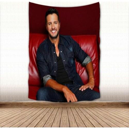 New Luke Bryan Wall Hanging Tapestry Sheets Home Decorative Tapestries Beach Towel Yoga Mat Blanket Table Cloth Wall Tapestry