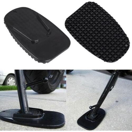 Motorcycle Side Kickstand Non-Slip Plate Base Parking Stand Support Mat Pad