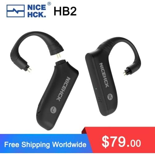 NiceHCK HB2 QCC3040 True Wireless Bluetooth Receiver Module 5.2 HIFI Sport Earphone Earhook Support AptX SBC AAC For DB3 ZS10Pro