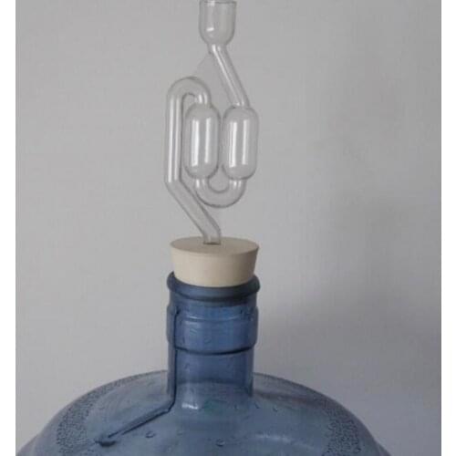 Plastic Creating one way Valve Exhaust Gas Water Sealed Valves Air Lock Moonshine Wine Fermentation Airlock Wine Check Valve