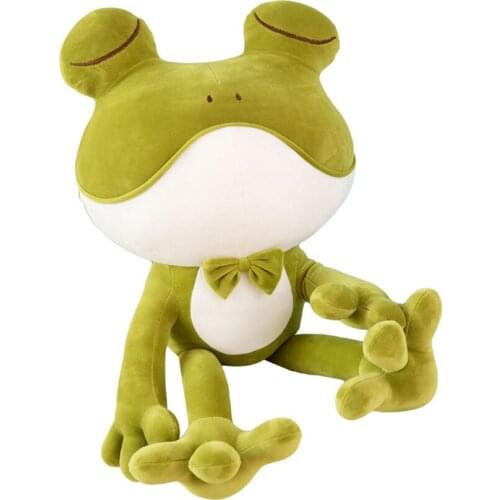 50cm 60cm Frog Plush Toy Doll Cute Girl Soft Plush Pillow Lovely Unique Home Decoration For Birthdays Weddings Festivals Gifts