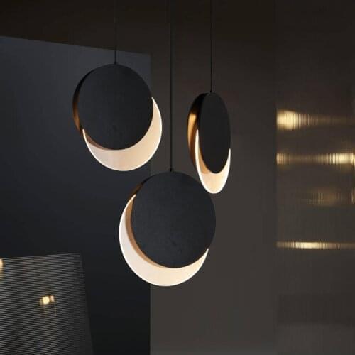 Post-modern Art Restaurant Pendant Lamp Nordic Simple Dining Table Bedside Bed Three Round Bar Cosmos Pendant Lights luminaire