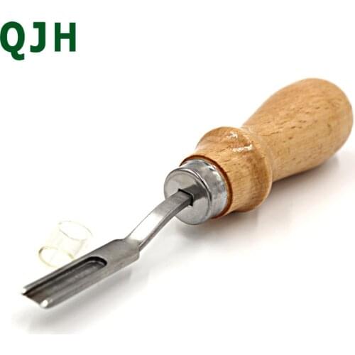 Practical DIY Handmade French Style Leathercraft Leather Edge Beveler Cutting Skiving Trimming Leather Craft Tool