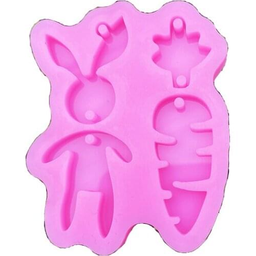 Rabbit Carrot Kitchen Accessories Cooking Tools Cake Decorating Silicone Mold For Baking Fondant Bakery Sugar Craft
