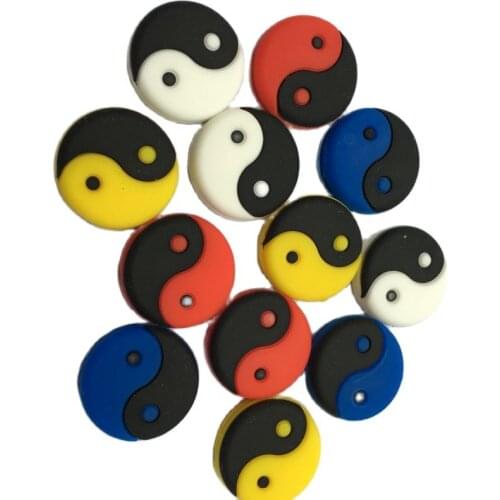 Special offer)10 pcs colors taiji Tennis Damper Shock Absorber to Reduce Tenis Racquet Vibration Dampeners