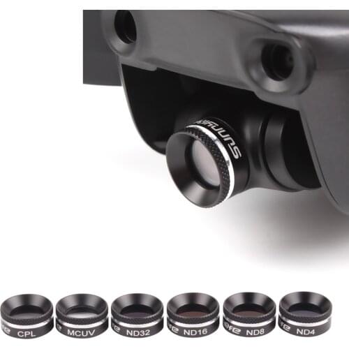 Sunnylife MCUV CPL ND4 ND8 ND16 ND32 Mavic Air Lens Filter Set for DJI MAVIC AIR Drone Gimbal Camera Sunhood Lens Protector