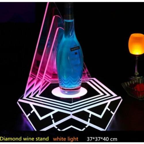 Glowing wine bar KTV wine wine wine display stand wine drinker XO charging diamond wine stand