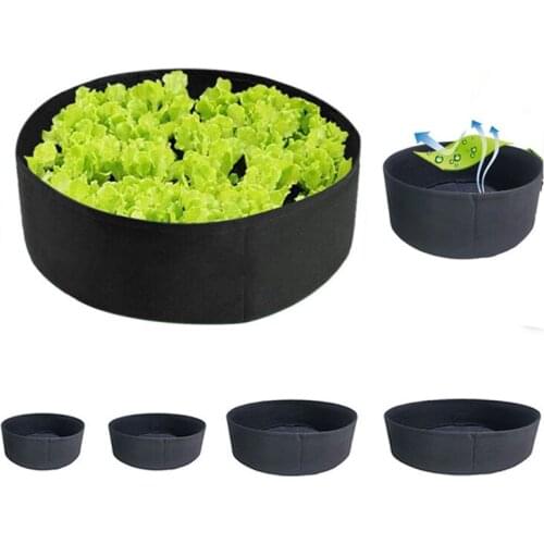 Fabric Raised Garden Bed Round Planting Container Grow Bags Breathable Planter Pot for Plants Nursery Pot DIY Garden Tools