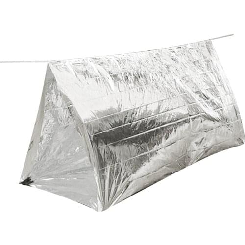 Portable Folding Emergency Camping Shelter Tent Outdoor Survival Camping Shelter Tent for Fishing Camping Hiking